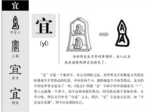 宜字意思